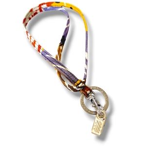 Vera Bradley ID Lanyard w/ Key Ring. New Without Tags